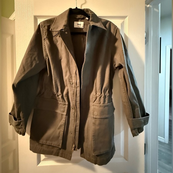 Aritzia Olive Utility Jacket - Picture 3 of 5